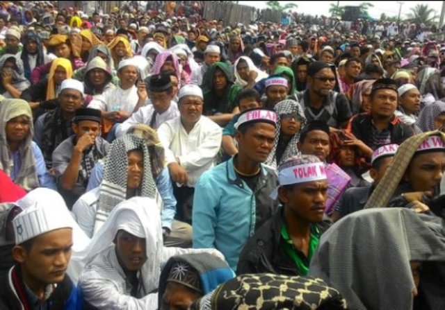 Image result for Warga Bogor Demo Tolak Masjid Wahabi