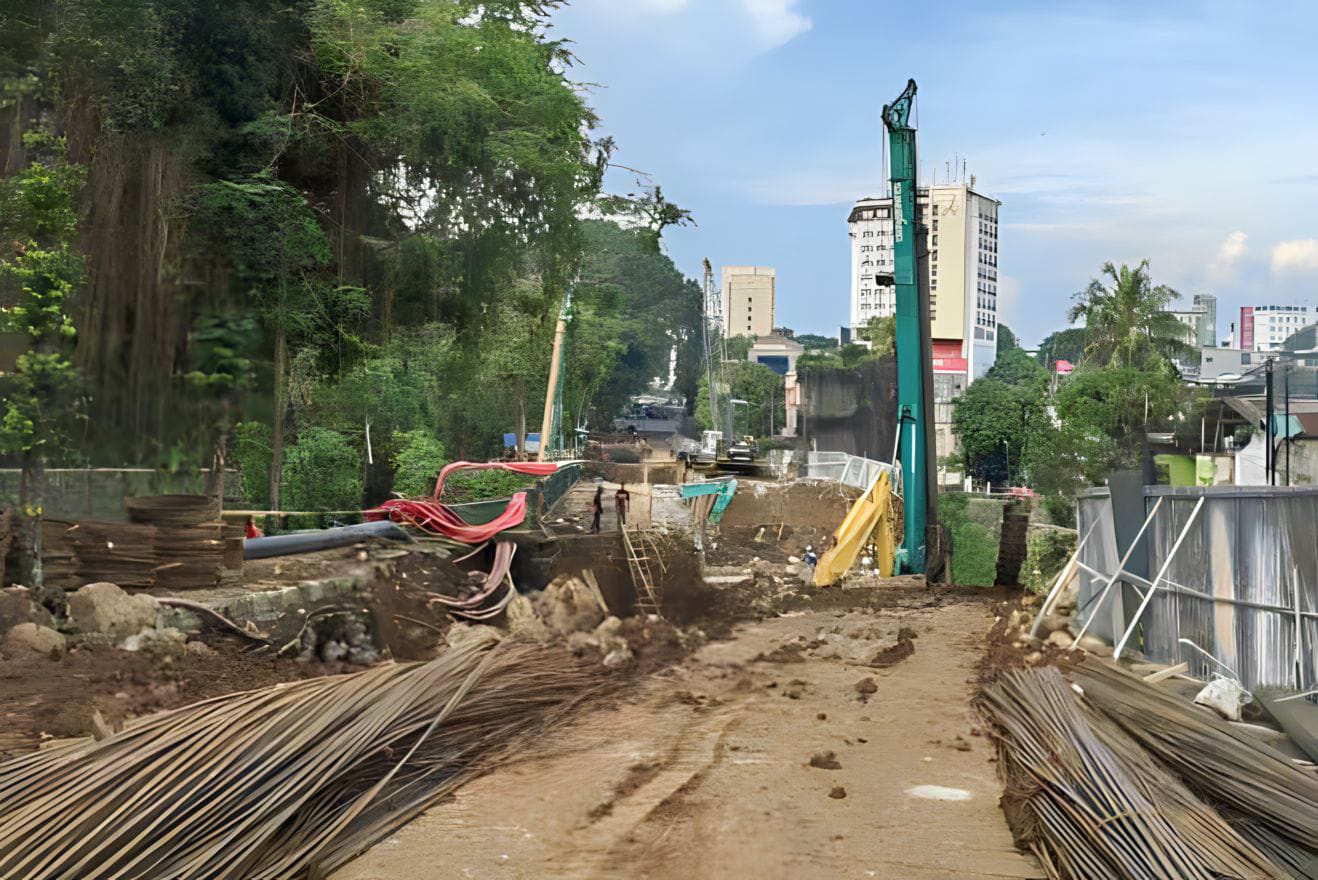 Update Proyek Pelebaran Jembatan Otista Capai 15 Persen