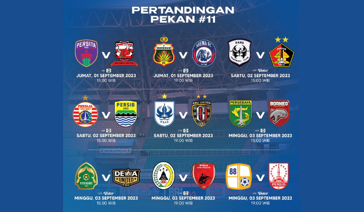 Jadwal Bri Liga Pekan Ke Dan Link Live Streaming