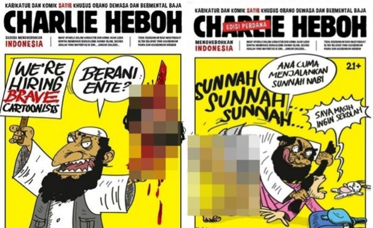 Geger! Majalah Charlie Hebdo Beredar di Lapak Koran, Fanpagenya Muncul di Facebook
