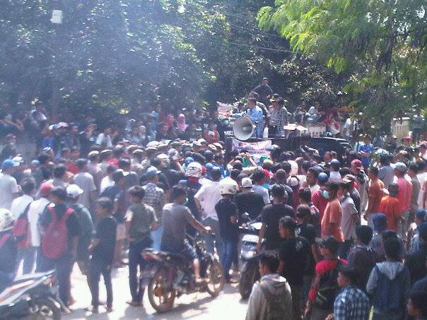 Hina Lambang Negara,10 Pendemo Kantor Kecamatan Rumpin Bogor Ditangkap Polisi