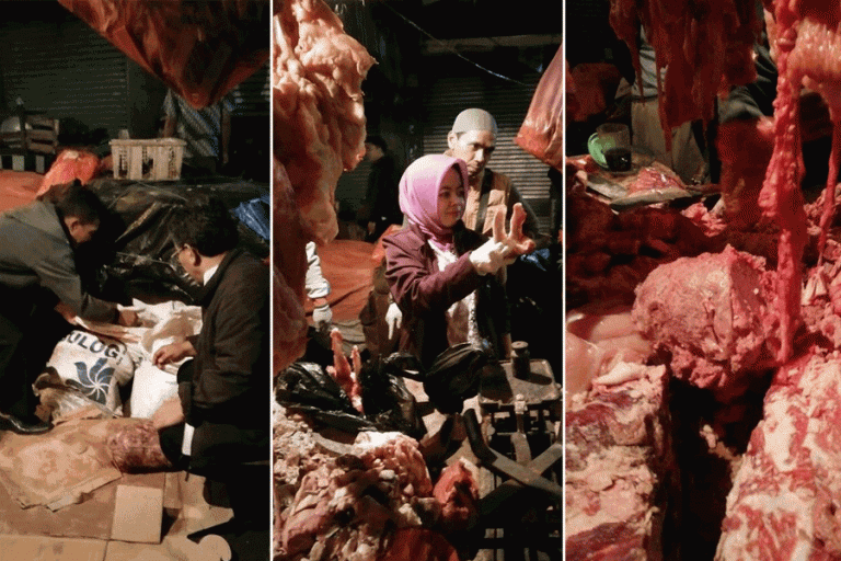 Gawat.. Daging Sapi Dioplos Babi, Dijual di Pasar Anyar Bogor