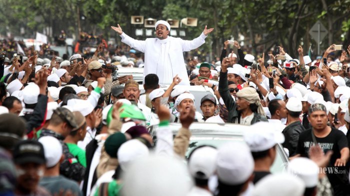 Ribuan Orang Ucap Baiat agar Habib Rizieq Jadi Imam Besar Umat Islam