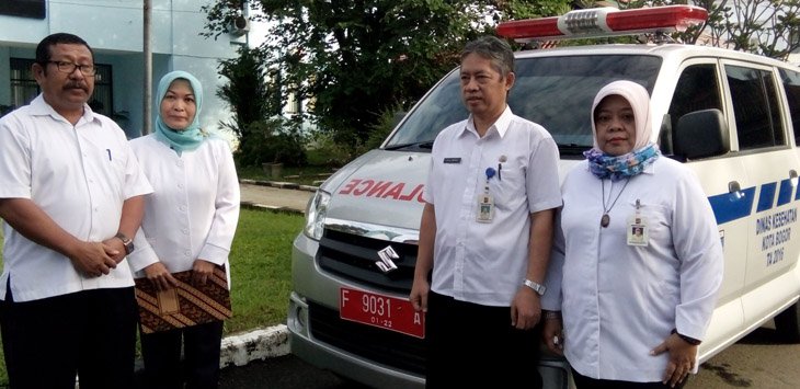 Dinas Kesehatan Kota Bogor Serahkan Mobil Ambulan Untuk Puskesmas…