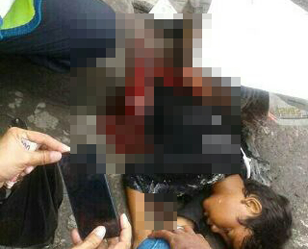 Ya Ampun, Foto-foto Bocah Korban Kecelakaan Maut di Jalan Raya Dramaga Bogor jadi Viral di Medsos