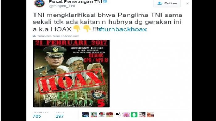 Ini Reaksi Keras Panglima TNI Soal Heboh “Poster Demo 212” Jilid 2