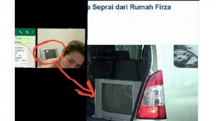 TV Milik Firza Husein yang Disita Polisi Bikin Gaduh Netizen. Ini Sebabnya!!