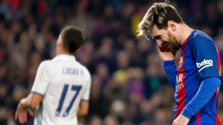 Gol Injuri Time Messi Bawa Barcelona Unggul 3-2 Atas Real Madrid