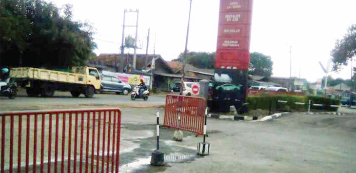 Petugas SPBU di Klapanunggal Nganggur, Pasokan BBM Kosong
