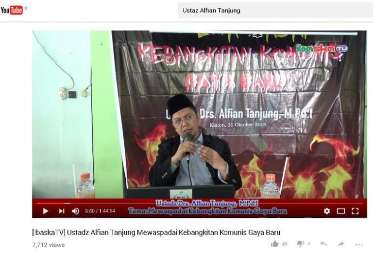 Singgung Kader PKI di Ceramah, Alfian Tandjung Jadi Tersangka