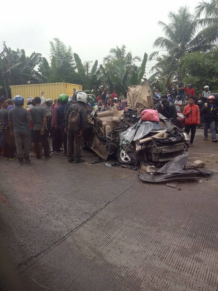 Kecelakaan Maut di Jembatan Cimande Bogor, Ini Foto TKP-nya