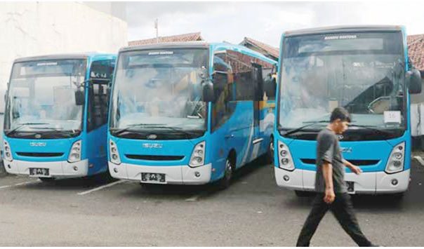 Nasib 10 Bus Hibah Cuma Ngandang di Kantor Dishub Kota Bogor