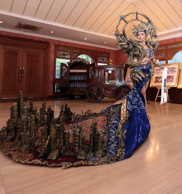 Heboh Gaun 40 Kilo Dipakai Putri Indonesia