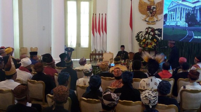 Kepala Suku dari Sabang Sampai Merauke Kumpul di Istana Bogor