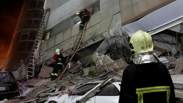 Mengerikan! Gempa Besar Guncang Taiwan