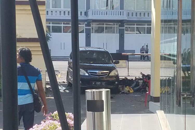 Lagi! Giliran Markas Polisi Surabaya Dibom