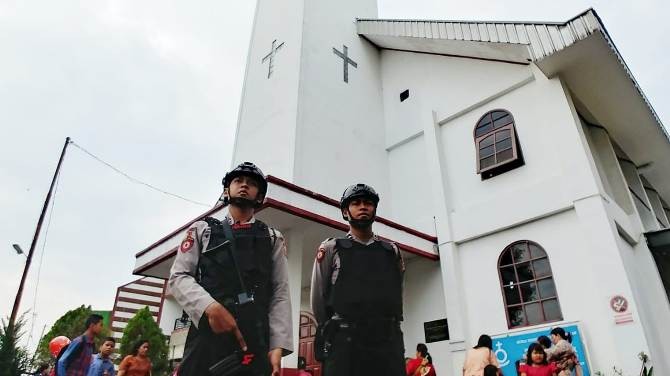 800 Personel Diturunkan ke Gereja-gereja di Bogor