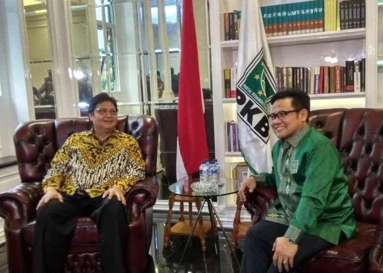 Ketum Golkar Airlangga Hartanto dan Ketum PKB Muhaimin Iskandar Membahas Tiket VIP Pilpres 2019, Maksudnya?