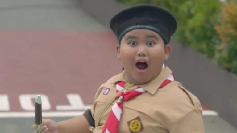 Kenalkan! Ini Anak Pramuka yang Melongo Lihat Jokowi Naik Moge