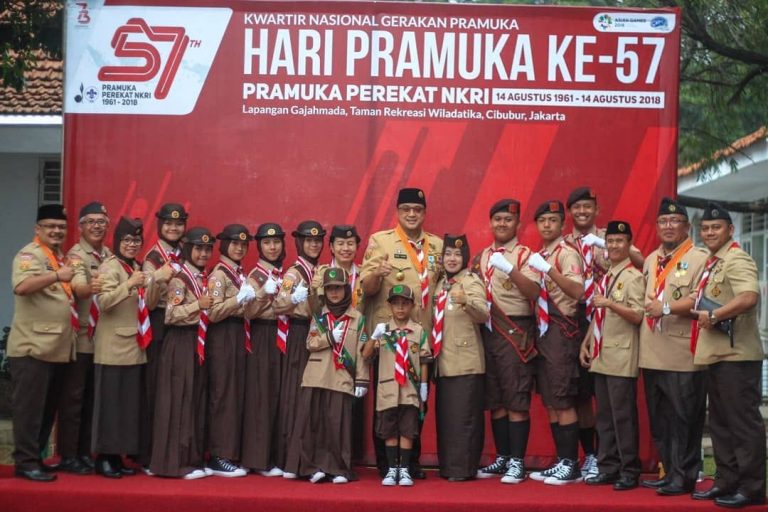 10 Pramuka Kota Bogor Sukses Tampil di Depan Presiden