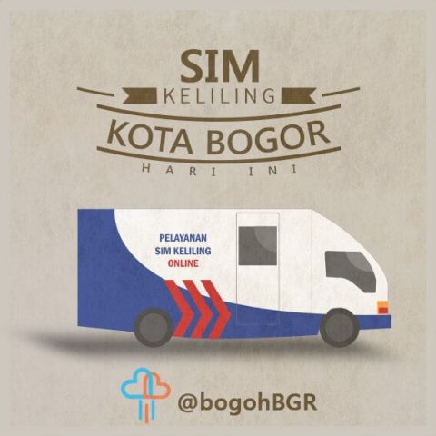 Cek Jadwal SIM Keliling Kota Bogor Kamis 18 Februari 2021.
