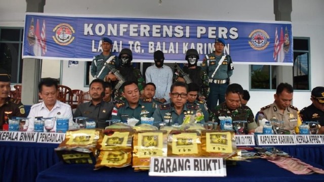 TNI AL di Kepulauan Riau Gagalkan Penyelundupan 21 Kg Sabu