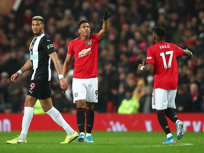 MU Vs Newcastle: Setan Merah Menang 4-1, Martial Dua Gol