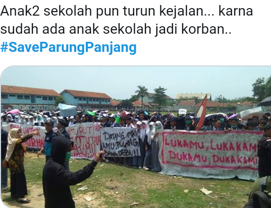 Heboh, Trending #SaveParungpanjang, “Jawara” Jasinga Sampaikan Maklumat