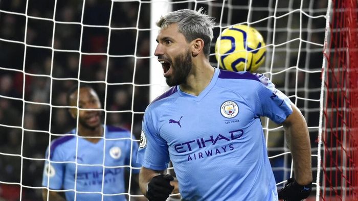 Sheffield Vs Man City: Gol Tunggal dari Aguero Menangkan The Citizens