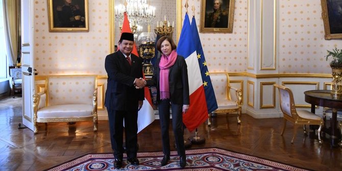 Prabowo Temui Menhan Prancis di Paris Untuk Perkuat Pertahanan RI