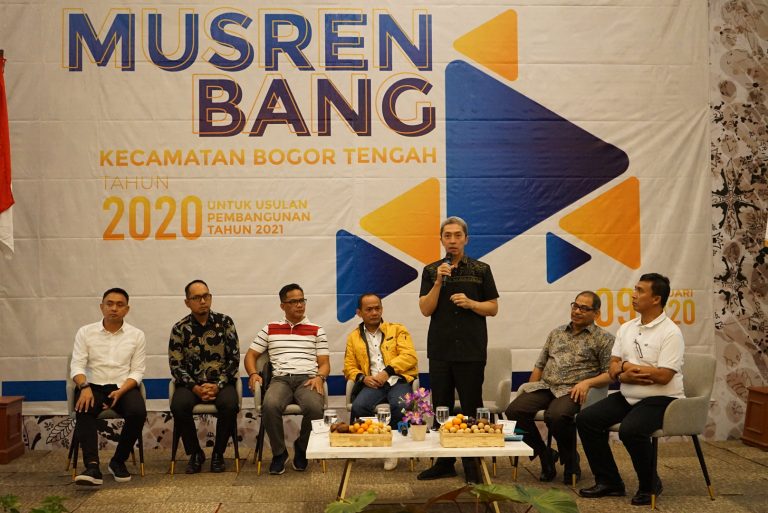 Musrenbang, Kecamatan Bogor Tengah Fokus Wujudkan Visi Misi Kota Bogor