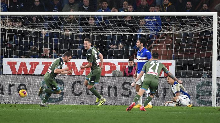 Napoli Menangi Drama 6 Gol di Markas Sampdoria