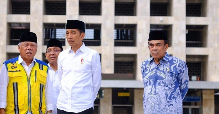 Tinjau Renovasi Masjid Istiqlal, Jokowi Yakin Ramadhan Tahun Ini akan Rampung