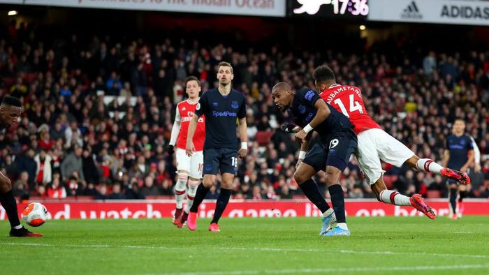 Arsenal Vs Everton: Dua Gol Aubameyang Membawa The Gunners Menang 3-2