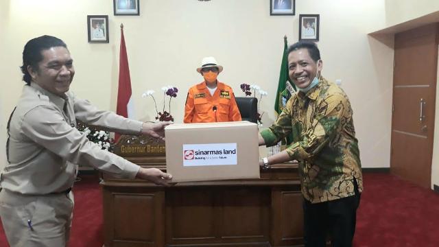 Sinar Mas Land Berikan Bantuan Alat Pelindung bagi Para Petugas Medis di Provinsi Banten Guna Mencegah Penularan Covid-19