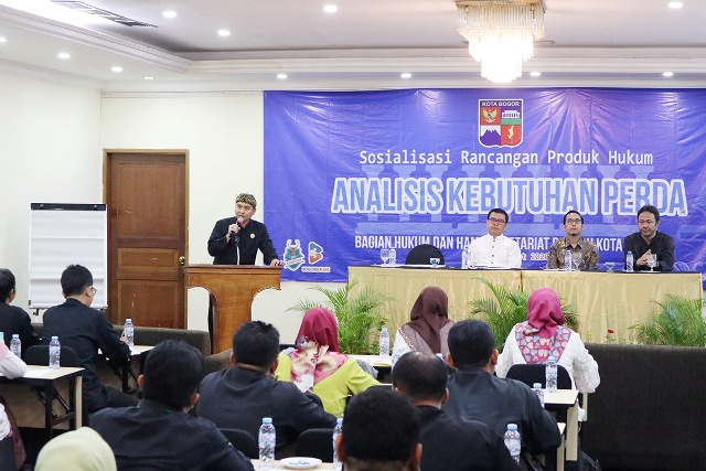 Bag Hukum dan HAM Pemkot Bogor Sosialisasi Rancangan Produk Hukum