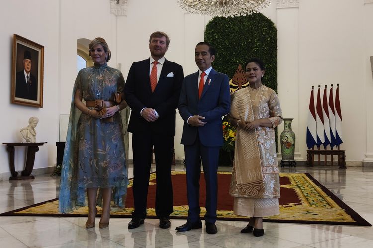 Raja-Ratu Belanda Disambut di Istana Bogor
