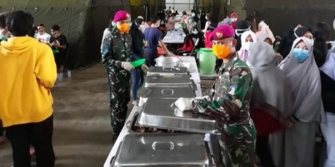 Batalyon Kesehatan Marinir Ditugaskan ke Wisma Atlet, Usai Kawal WNI dari Wuhan