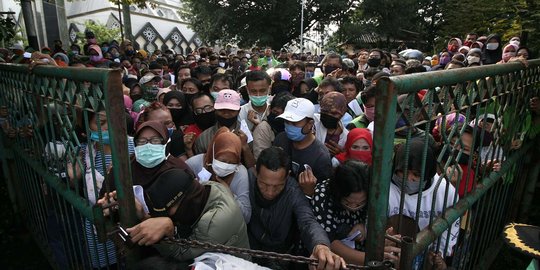 Minta Sembako,  Baznas Kabupaten Bogor Digeruduk Warga