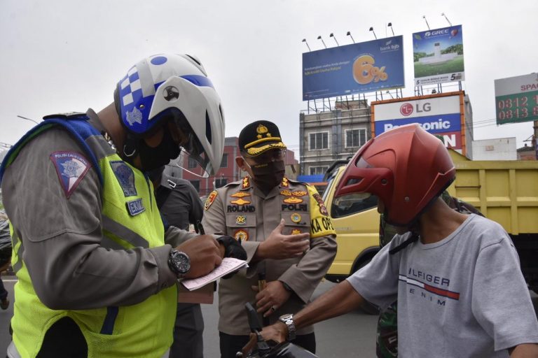 Teguran Tertulis untuk Pelanggar PSBB di Bogor