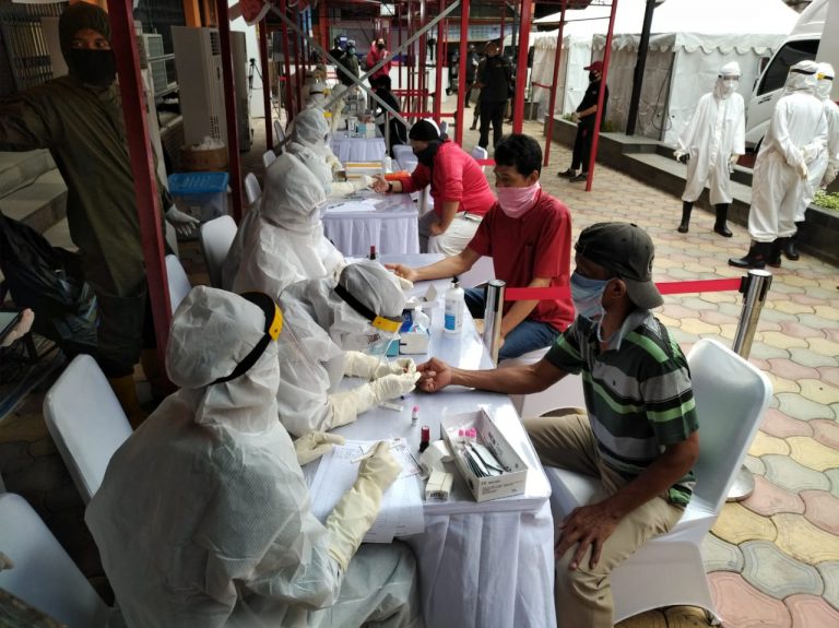 BIN Lakukan Rapid Test 500 Pedagang di Pasar Bogor