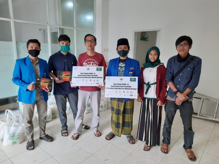 PMII Kabupaten Bogor Salurkan Bantuan untuk Warga Terdampak Covid-19