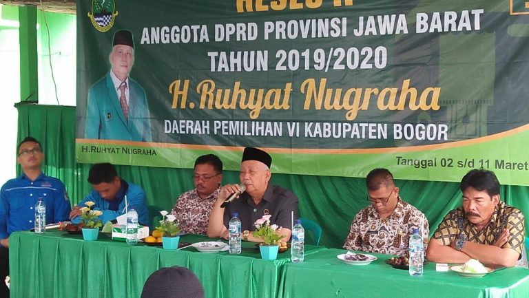 Anggota DPRD Jabar Ruhyat Nugraha Minta Karang Taruna Awasi Dana Desa untuk Pencegahan Corona