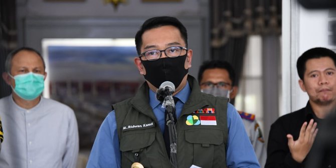 Ridwan Kamil Tiba di Mabes Polri Klarifikasi soal Kasus Kerumunan Megamendung