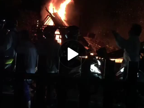 Kebakaran Hebat di Tajur, Bengkel Las Hangus. Cek Videonya!