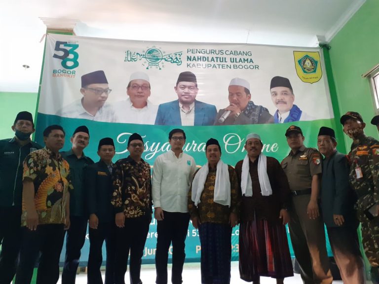 Sambangi PC NU Kabupaten Bogor, Tommy Kurniawan Bawa 4000 Masker