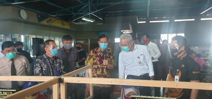 Gubernur Jawa Tengah Meninjau Penerapan New Normal PT Nojorono