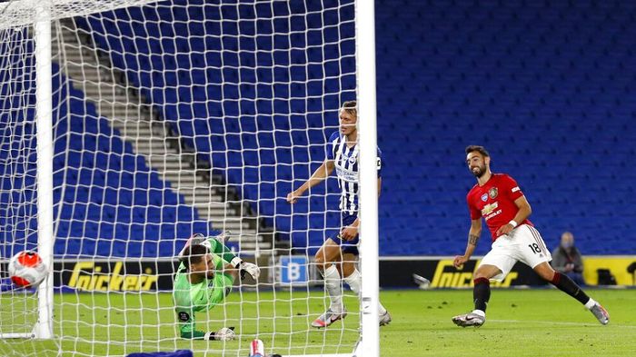 Brighton Vs MU: Setan Merah Menang 3-0, Bruno Fernandes 2 Gol