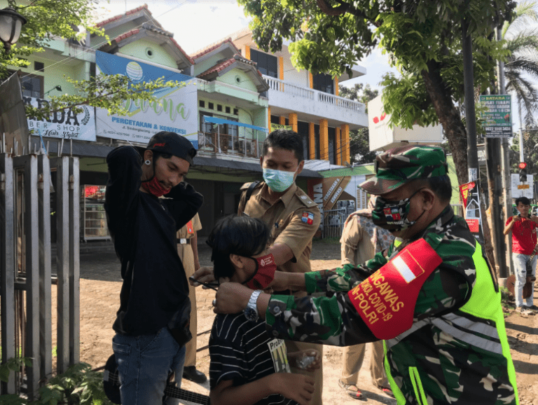 Denda Tak Pakai Masker Mulai Diterapkan di Kota Bogor