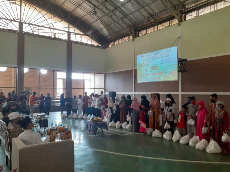 Karang Taruna Kecamatan Rancabungur Santuni Ratusan Anak Yatim Secara Virtual